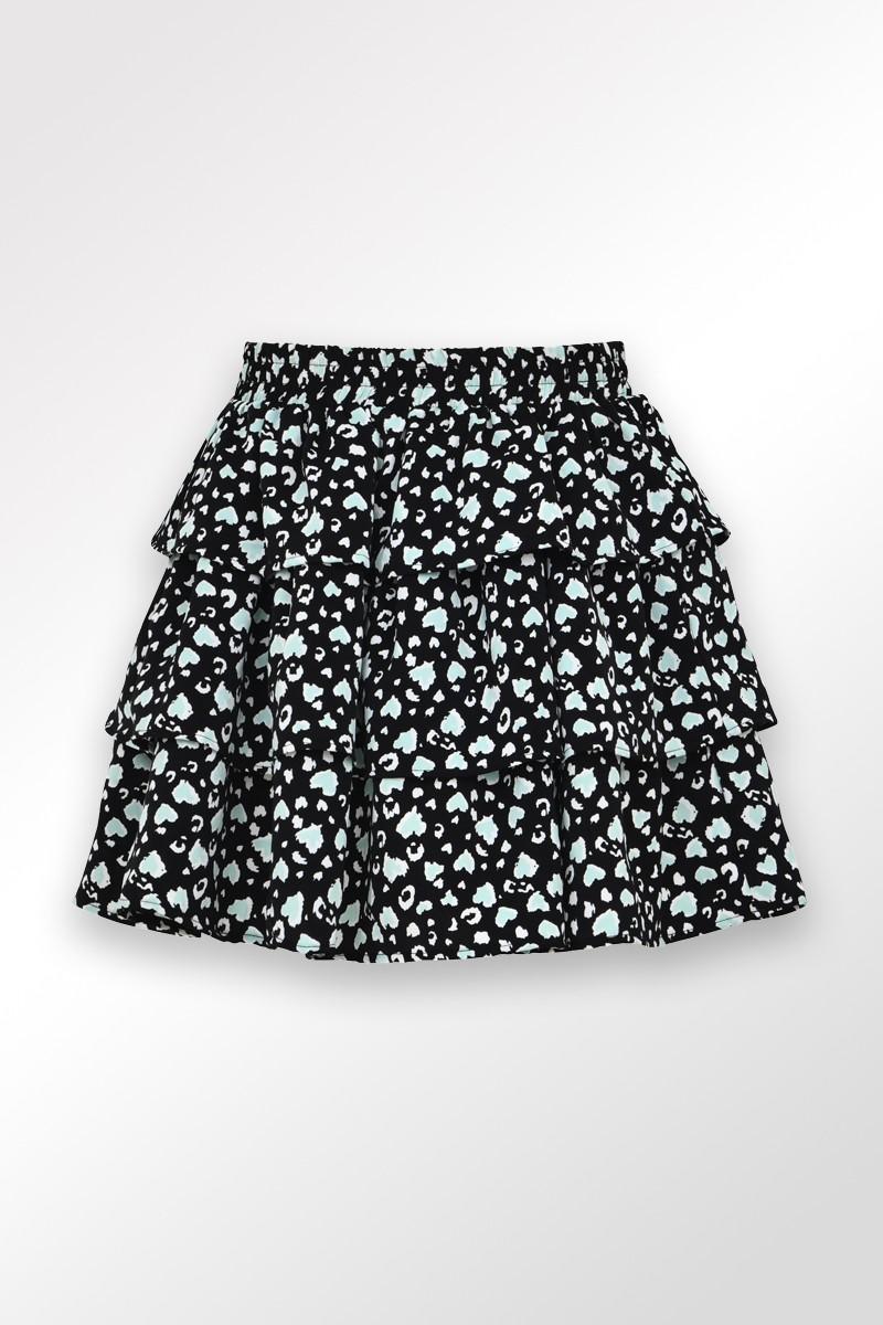 Molly Bracken Mini-jupe Imprimée à Volants