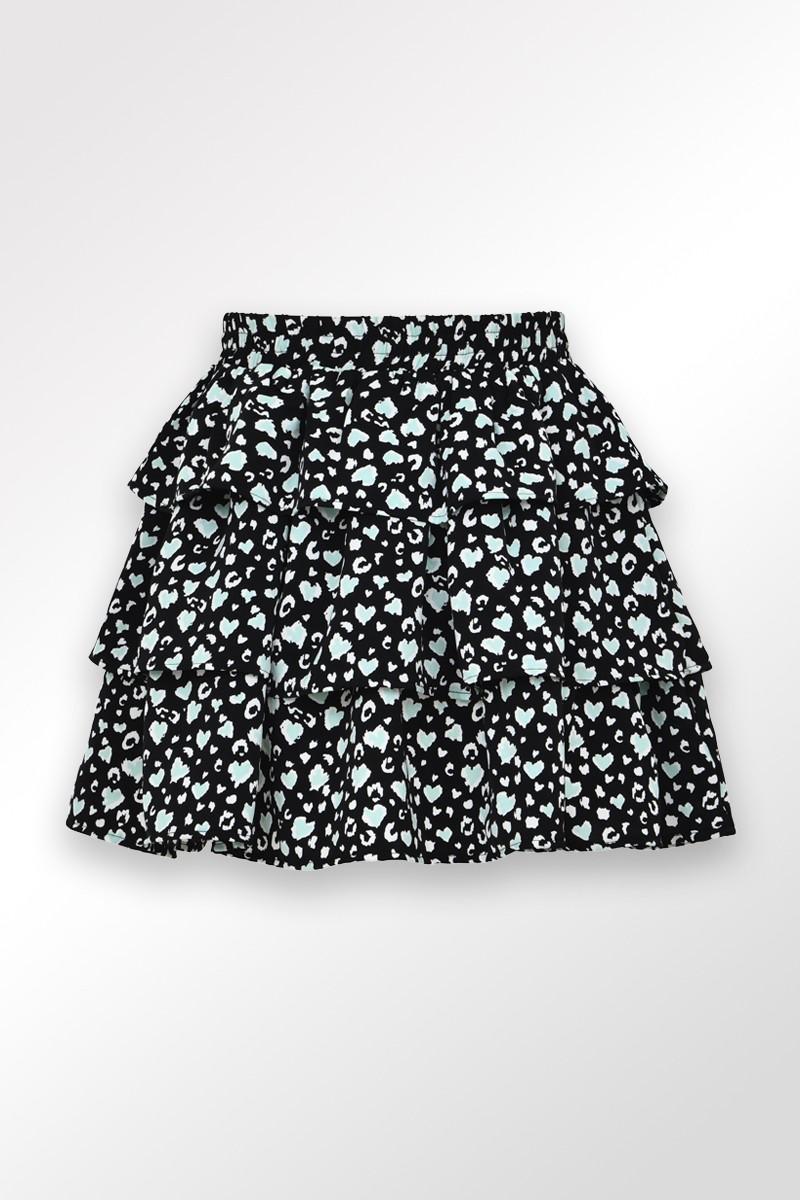 Molly Bracken Mini-jupe Imprimée à Volants