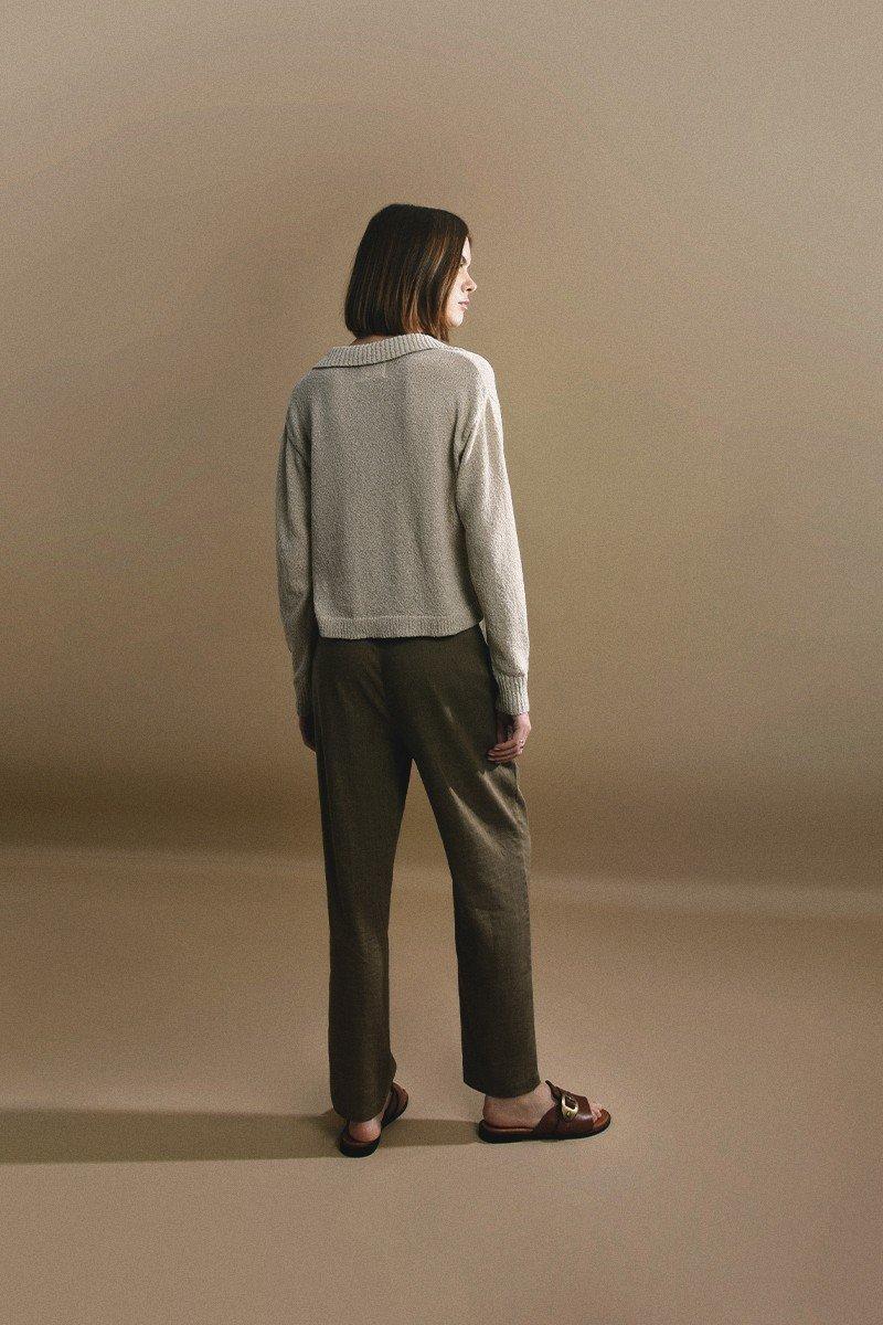 Molly Bracken Pantalon à Pinces En Lin