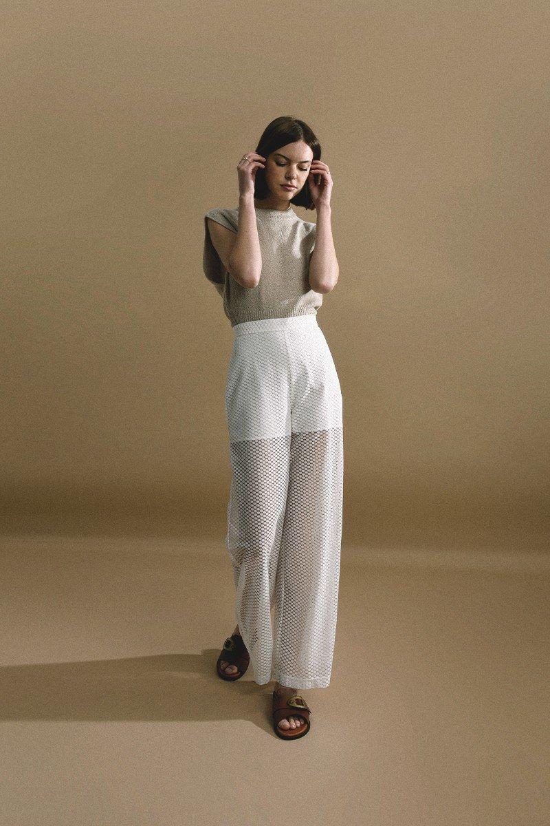 molly bracken Pantalon en dentelle
