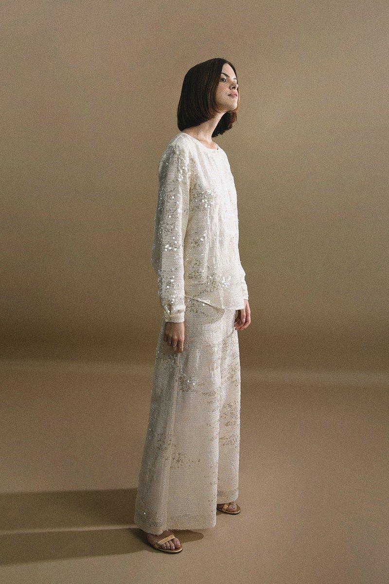 Molly Bracken Pantalon Extra Large En Sequin