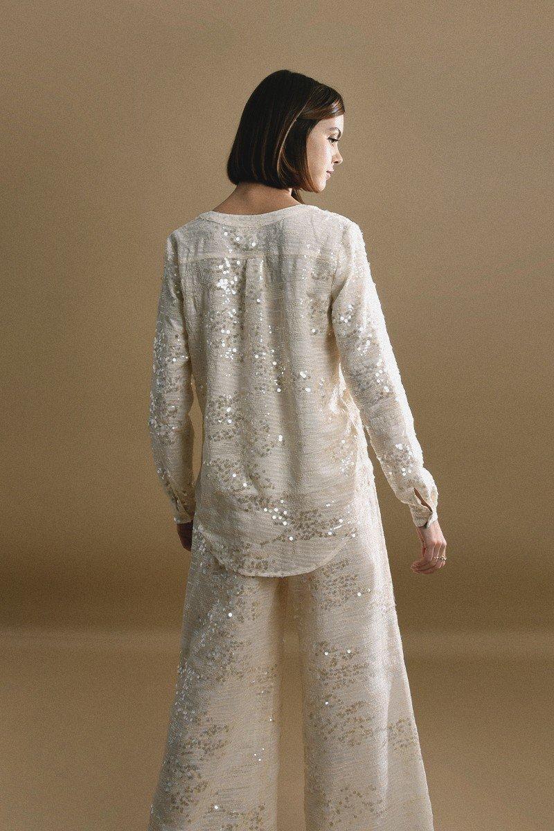 Molly Bracken Pantalon Extra Large En Sequin