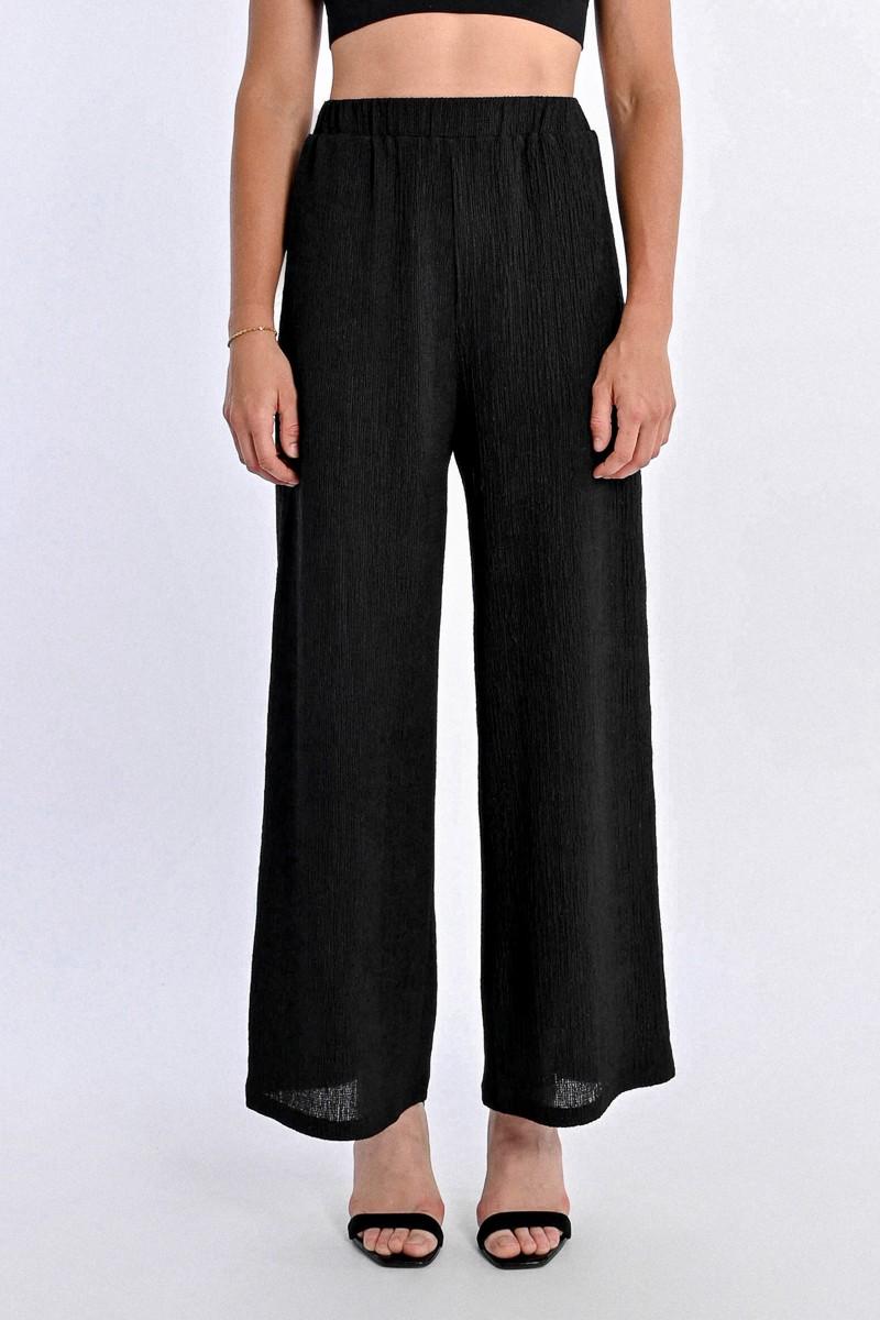 molly bracken Pantalon fluide en semi-transparence