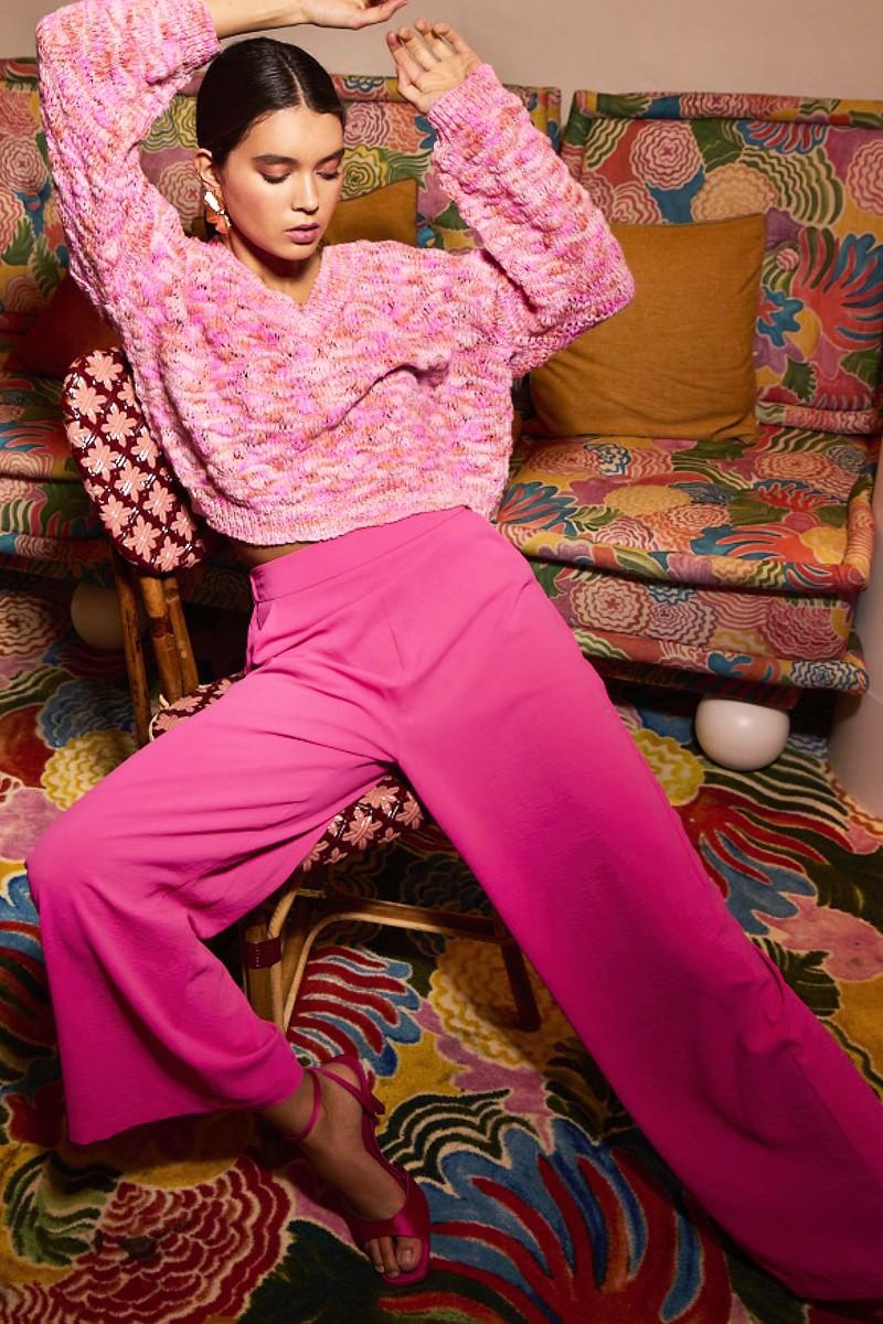 molly bracken Pantalon fluide et droit