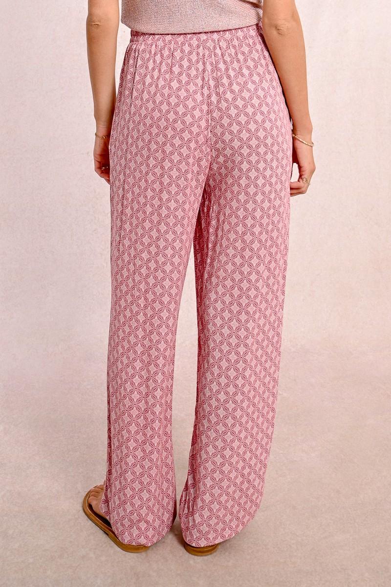 Molly Bracken Pantalon Fluide Imprimé