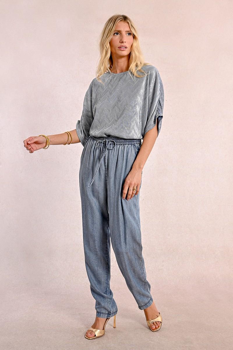 molly bracken Pantalon jogpant en Tencel