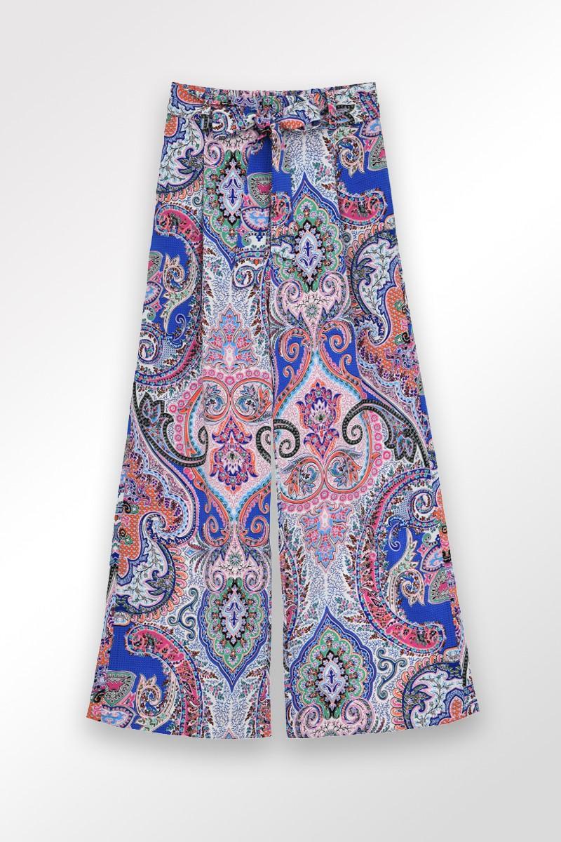 Molly Bracken Pantalon Large à Imprimé