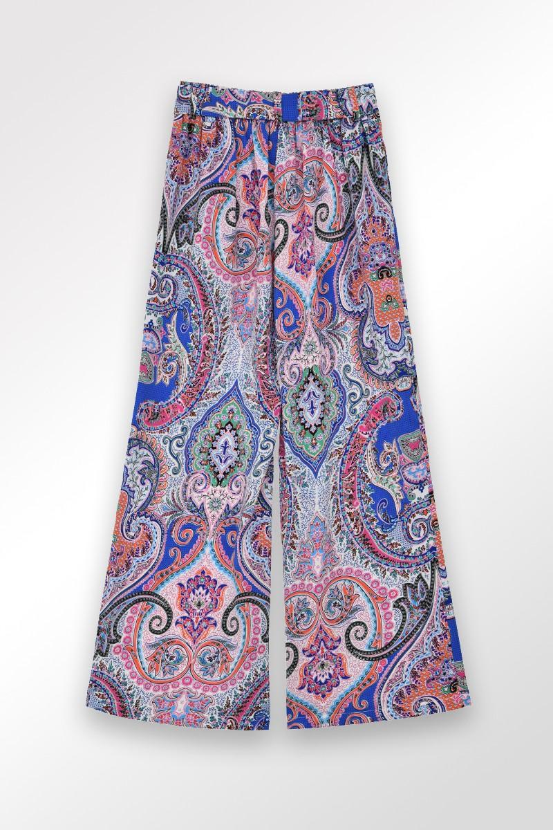 Molly Bracken Pantalon Large à Imprimé