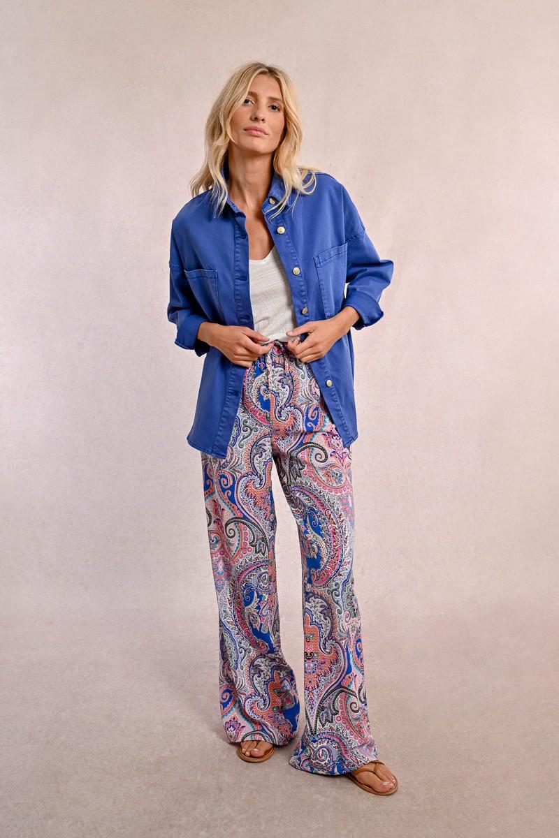 Molly Bracken Pantalon Large Et Fluide