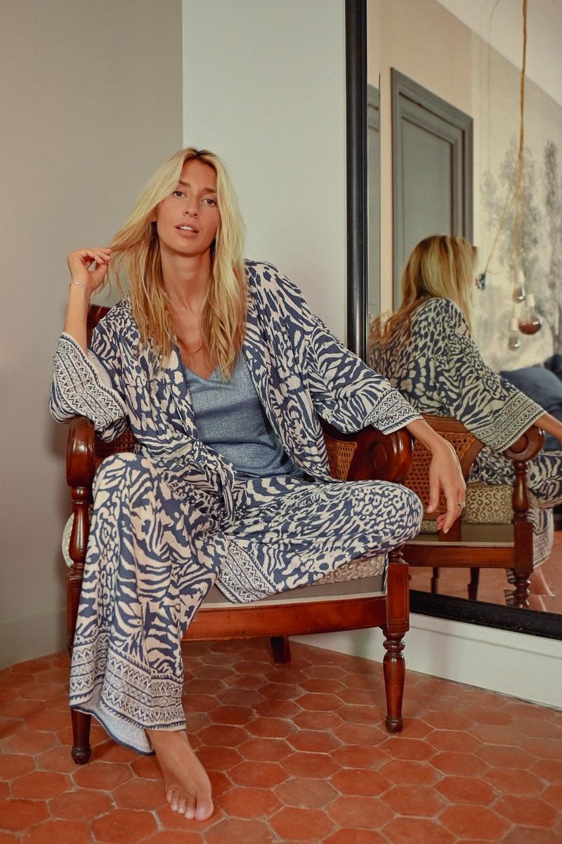 Molly Bracken Pantalon Large Zébré