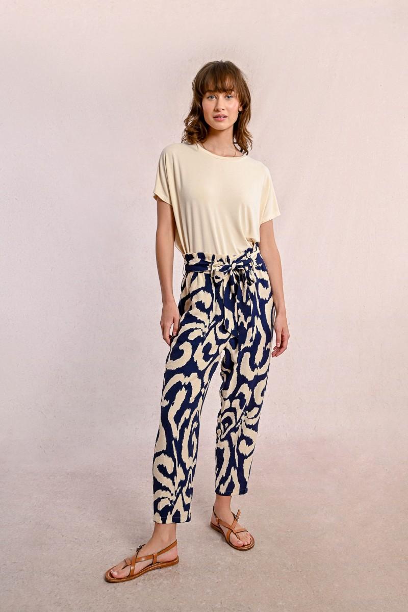molly bracken Pantalon taille paper bag