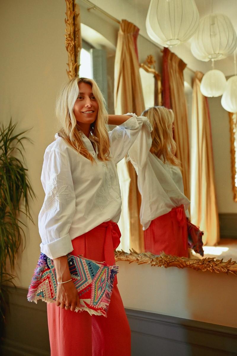 Molly Bracken Pochette Colorée à Franges