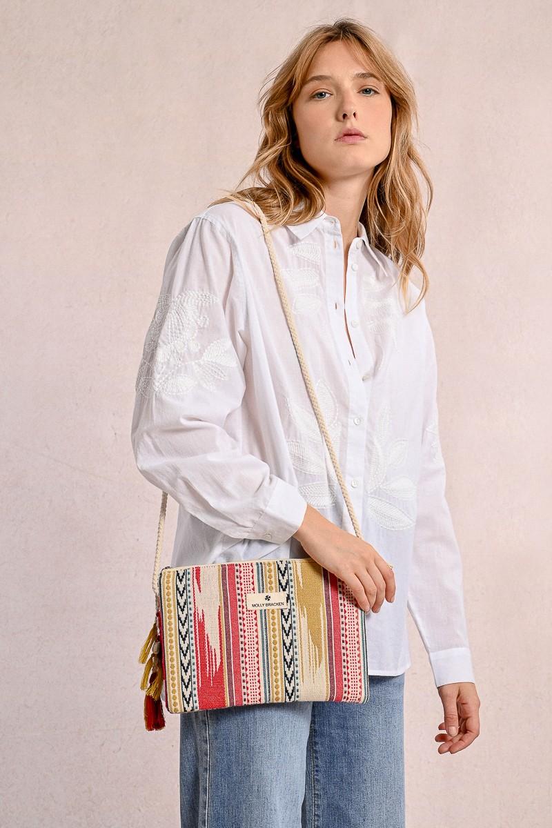 Molly Bracken Pochette Tressée Multico