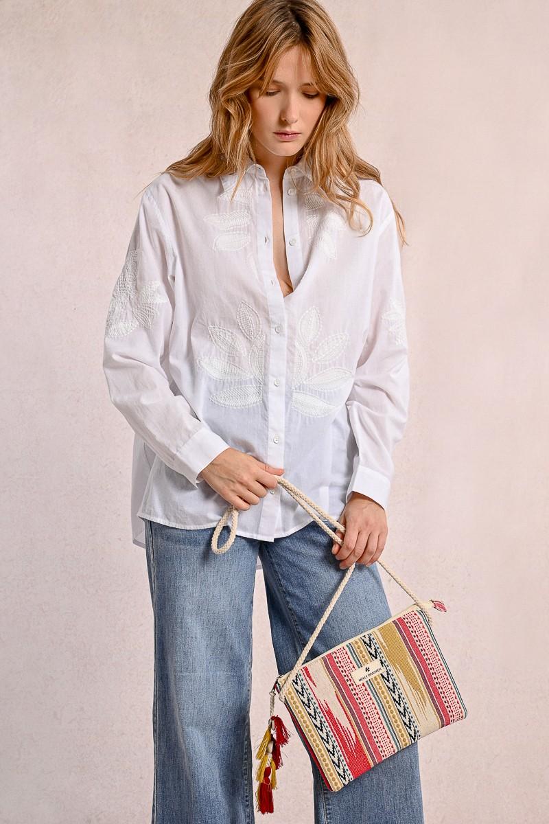 molly bracken Pochette tressée multico