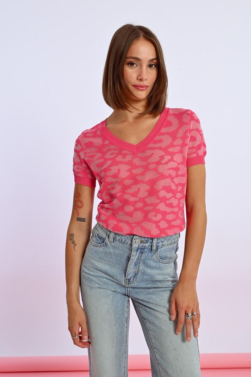 Molly Bracken Polo Léopard