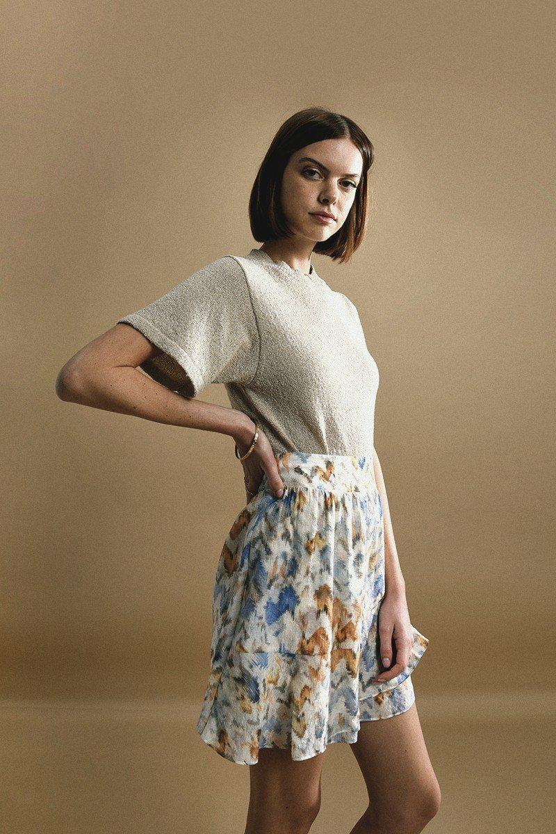 molly bracken Pull court en maille douce