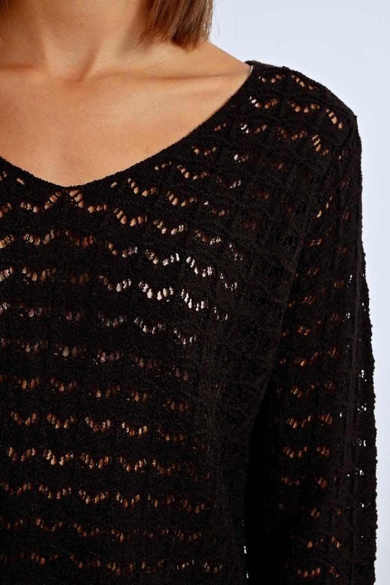 Molly Bracken Pull En Maille Ajourée