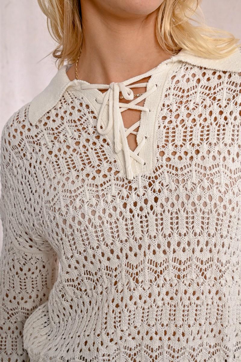 Molly Bracken Pull En Maille Fine