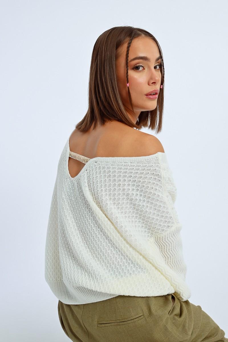 Molly Bracken Pull Oversize à Sequins