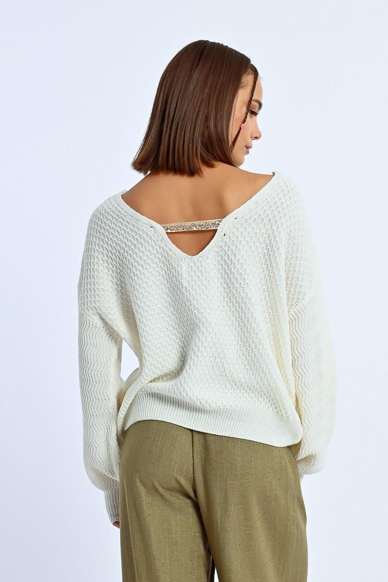 Molly Bracken Pull Oversize à Sequins