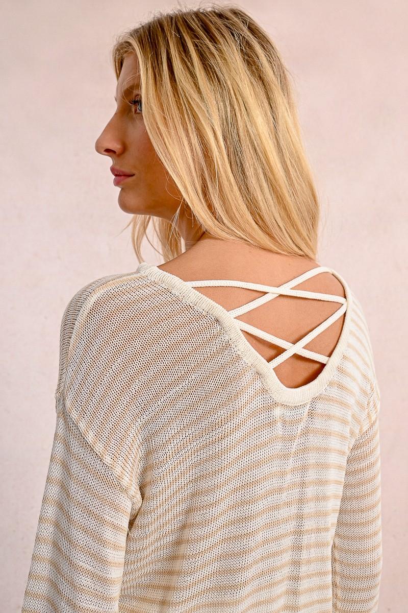 Molly Bracken Pull Rayé