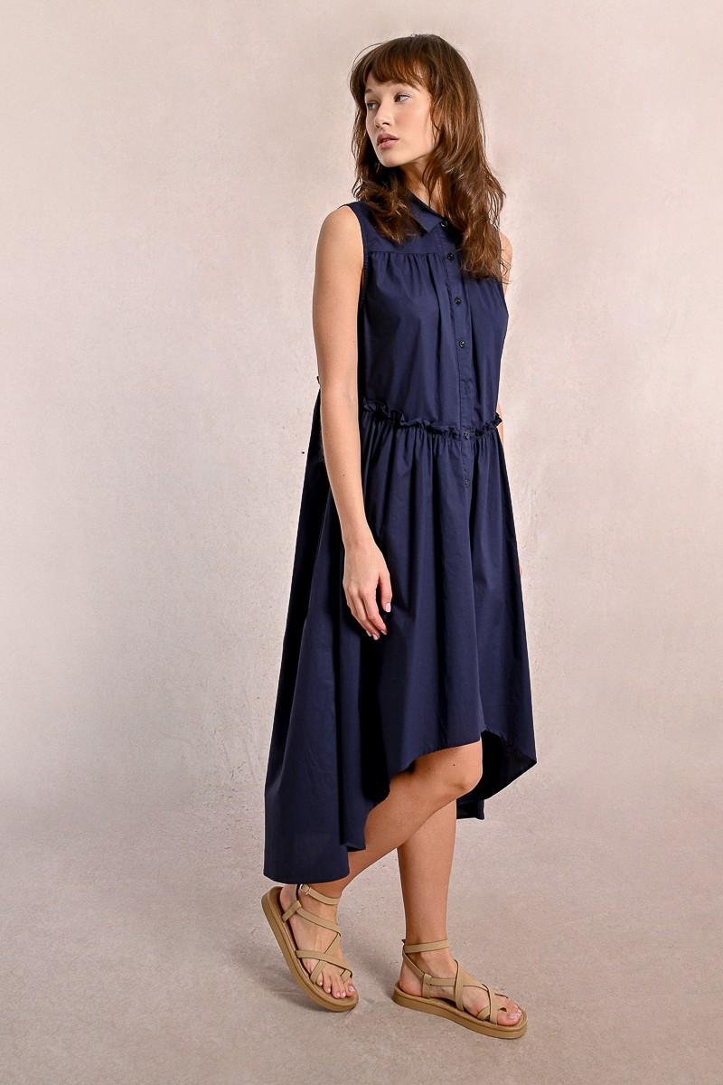 molly bracken Robe chemise asymétrique