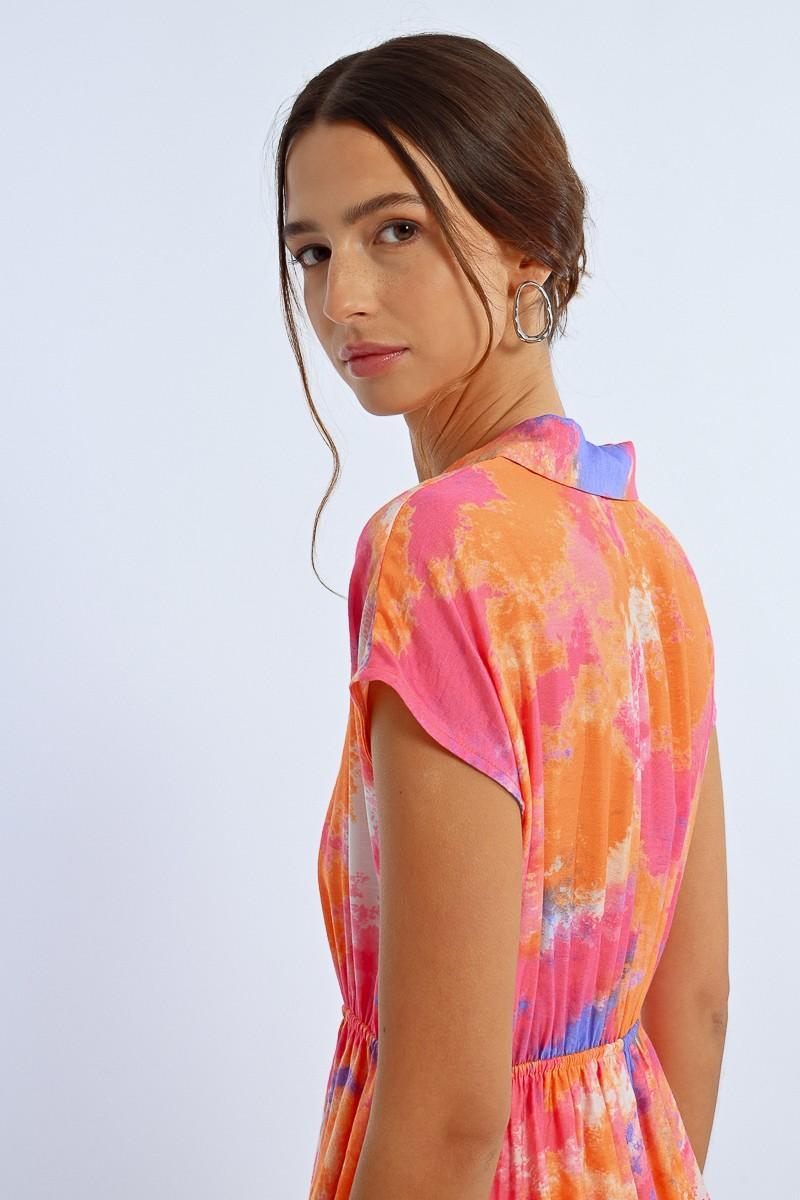 Molly Bracken Robe Chemise Colorée