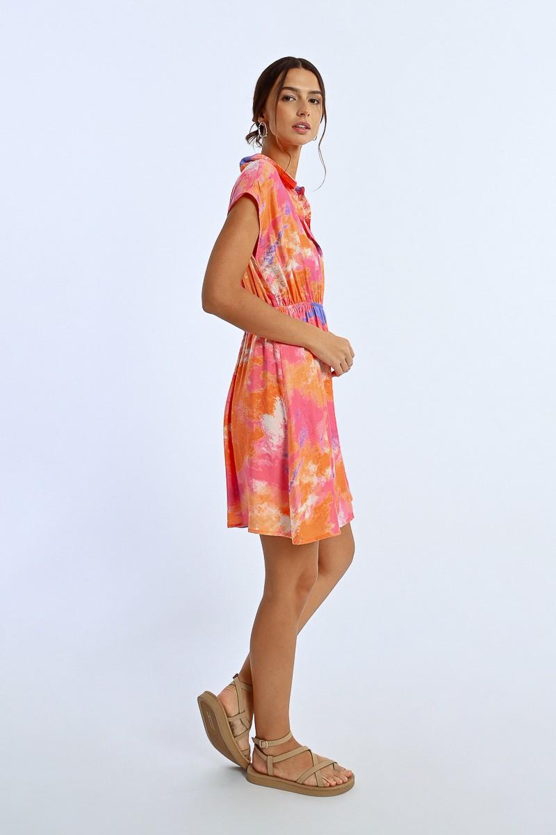 Molly Bracken Robe Chemise Colorée