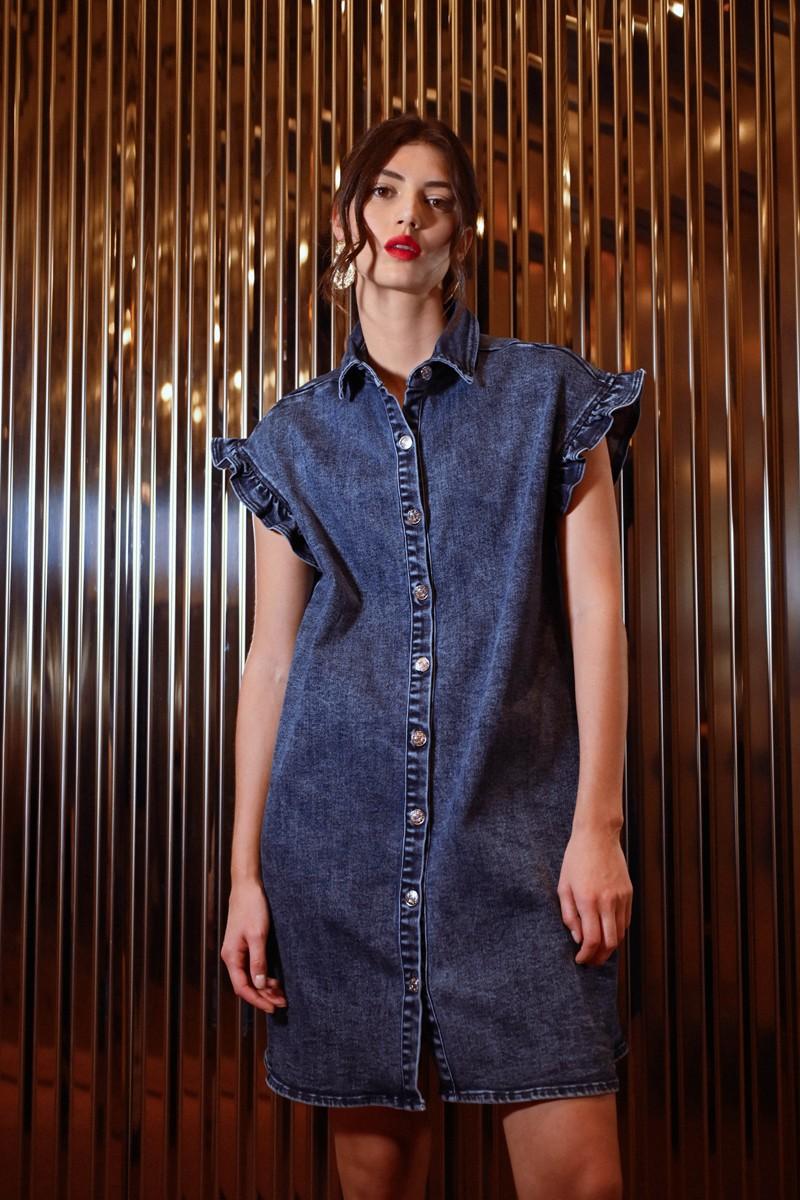 Molly Bracken Robe Chemise En Jean