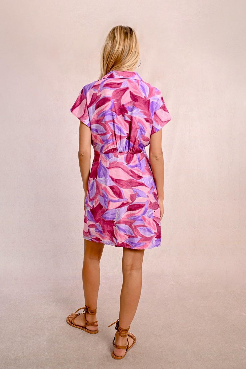 Molly Bracken Robe Chemise Imprimée