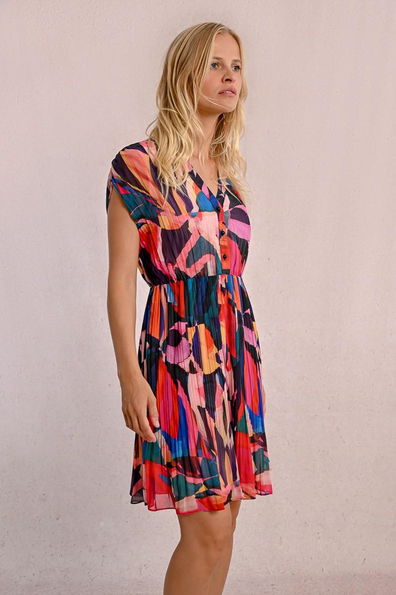 Molly Bracken Robe Chemisier Sans Manches