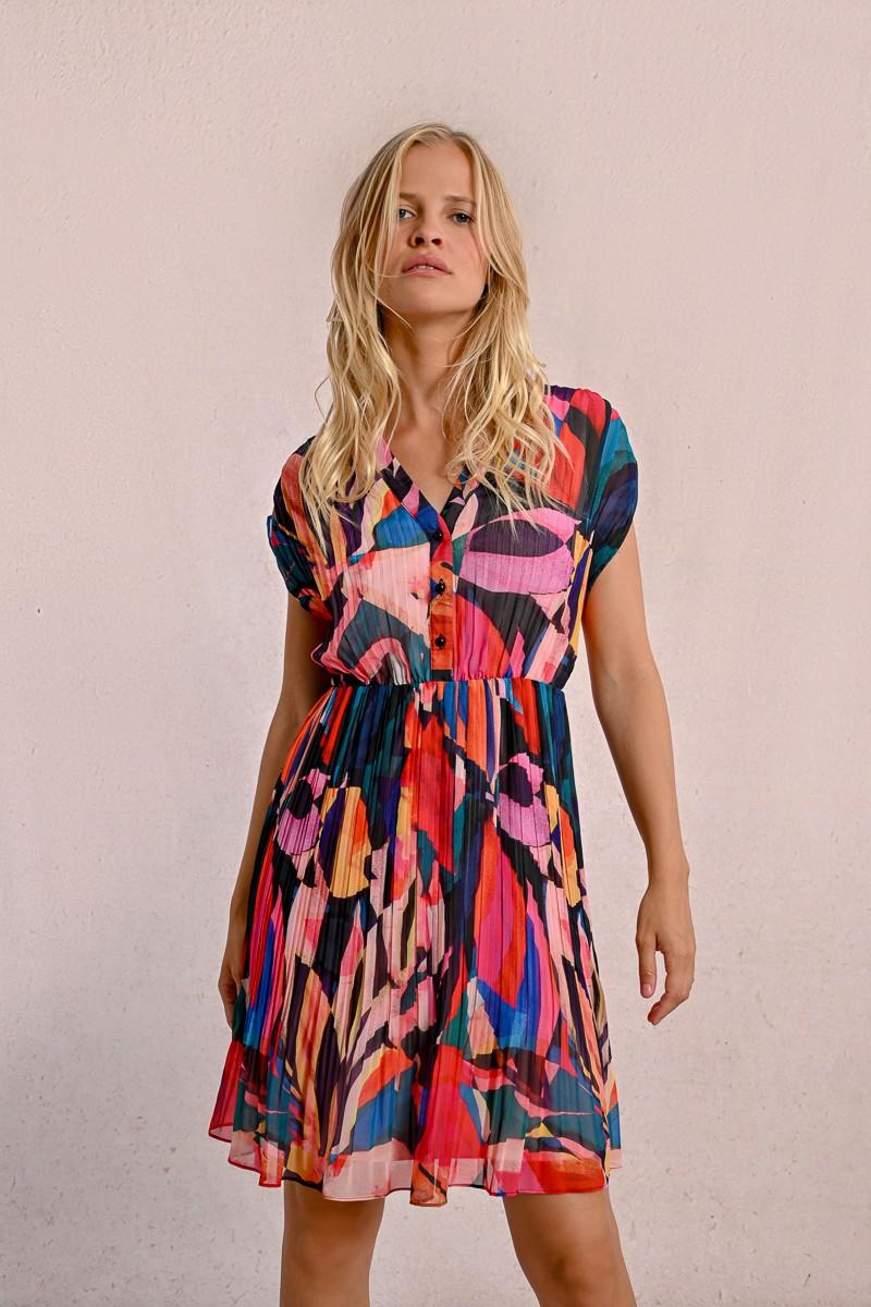 Molly Bracken Robe Chemisier Sans Manches