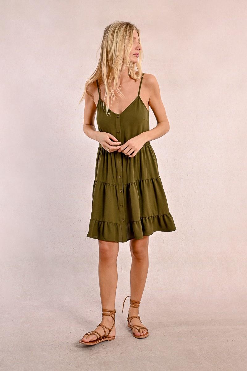 Molly Bracken Robe Courte à Bretelles