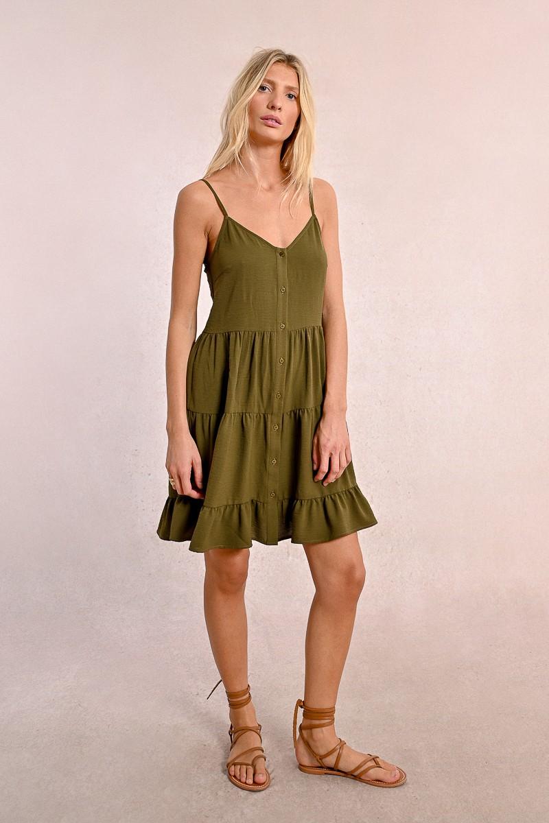 molly bracken Robe courte à bretelles