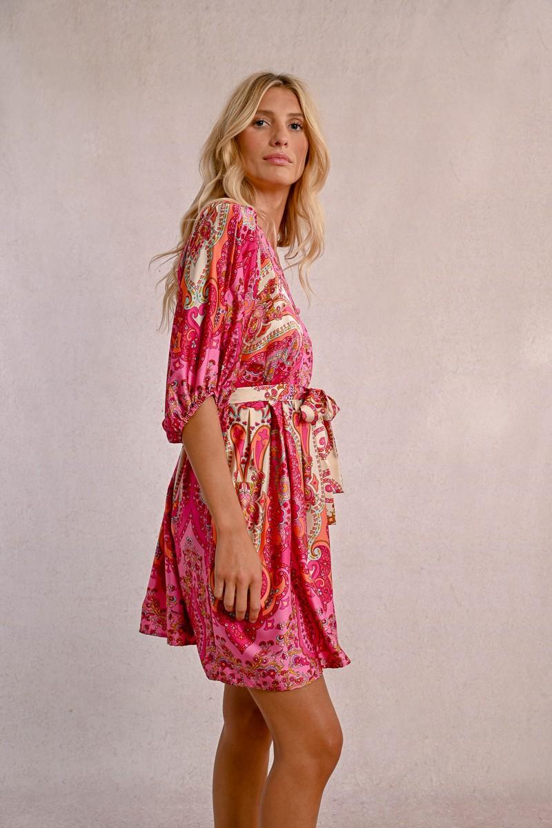 Molly Bracken Robe Courte à Imprimé