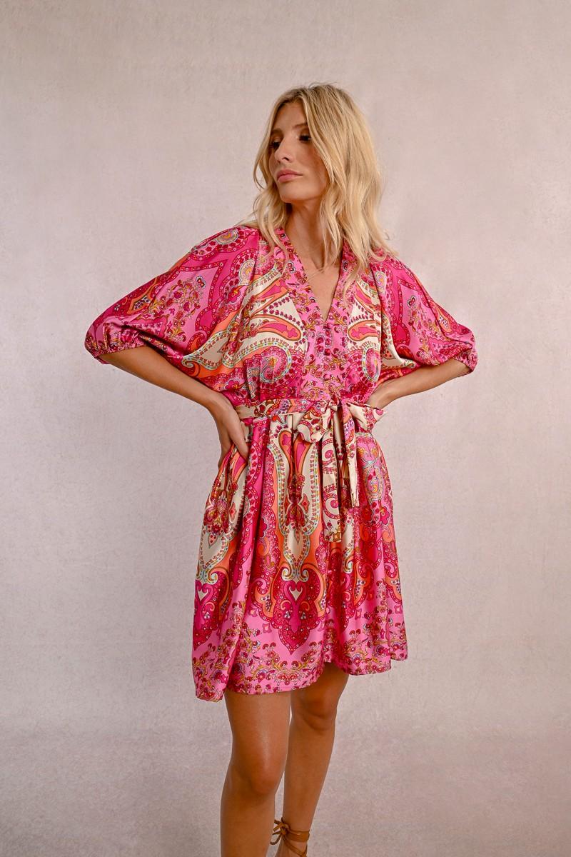 molly bracken Robe courte à imprimé