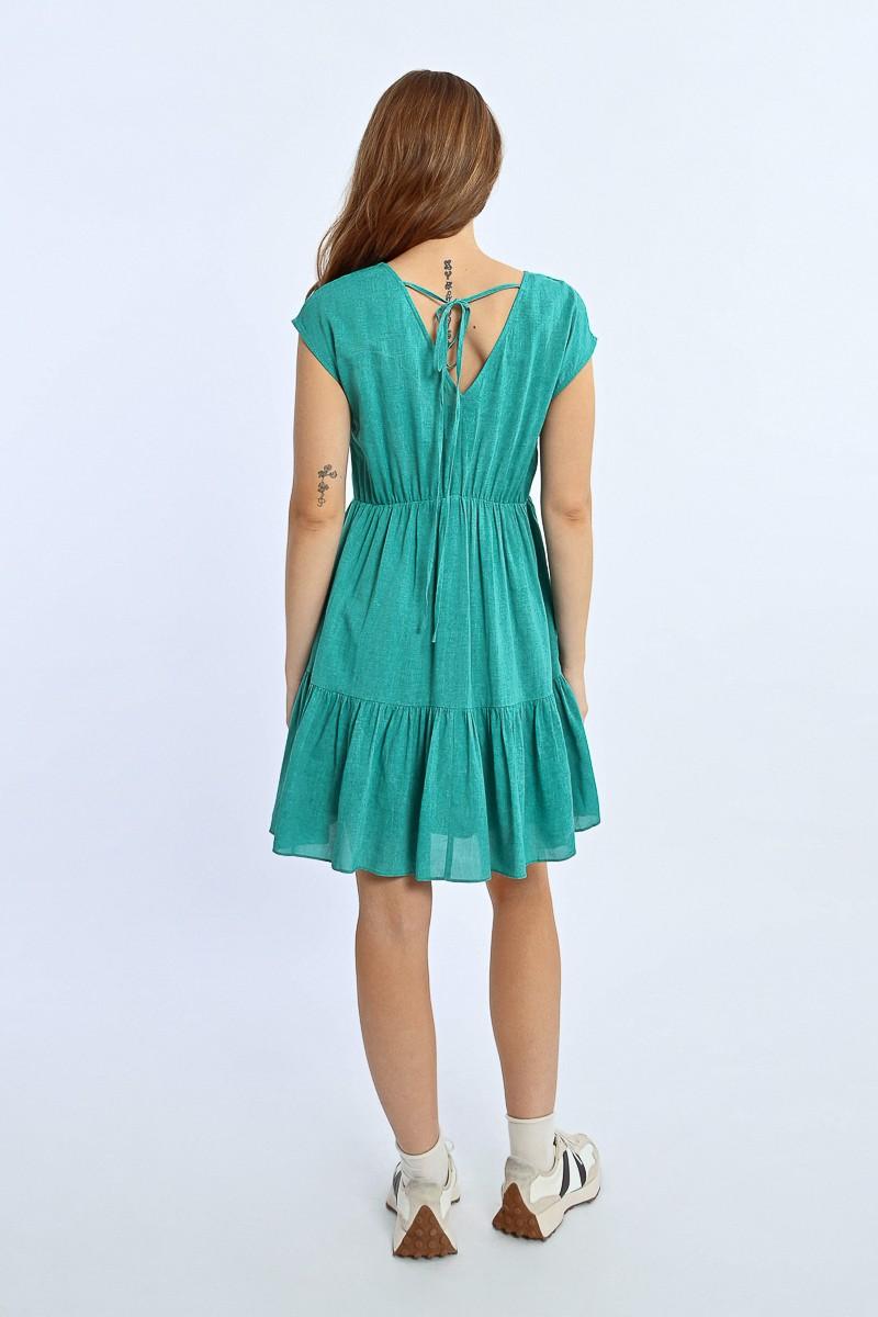 Molly Bracken Robe Courte à Volants