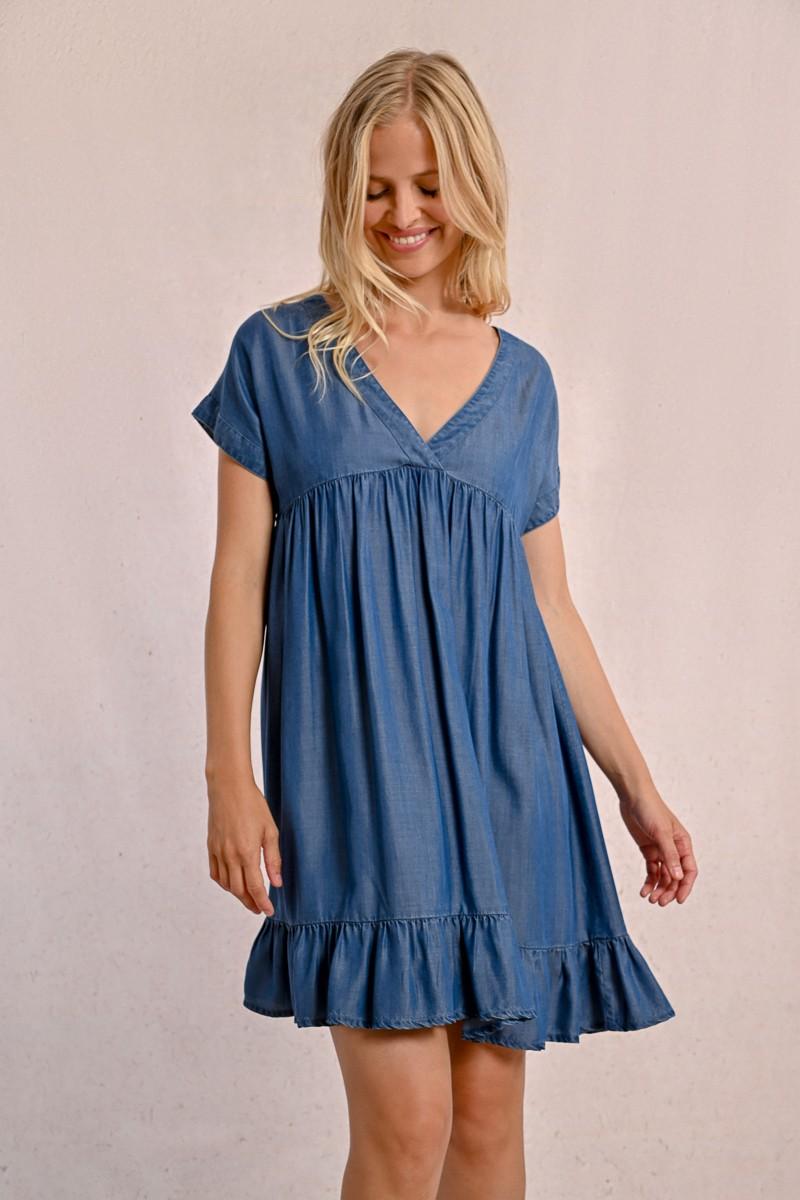Molly Bracken Robe Courte En Lyocell