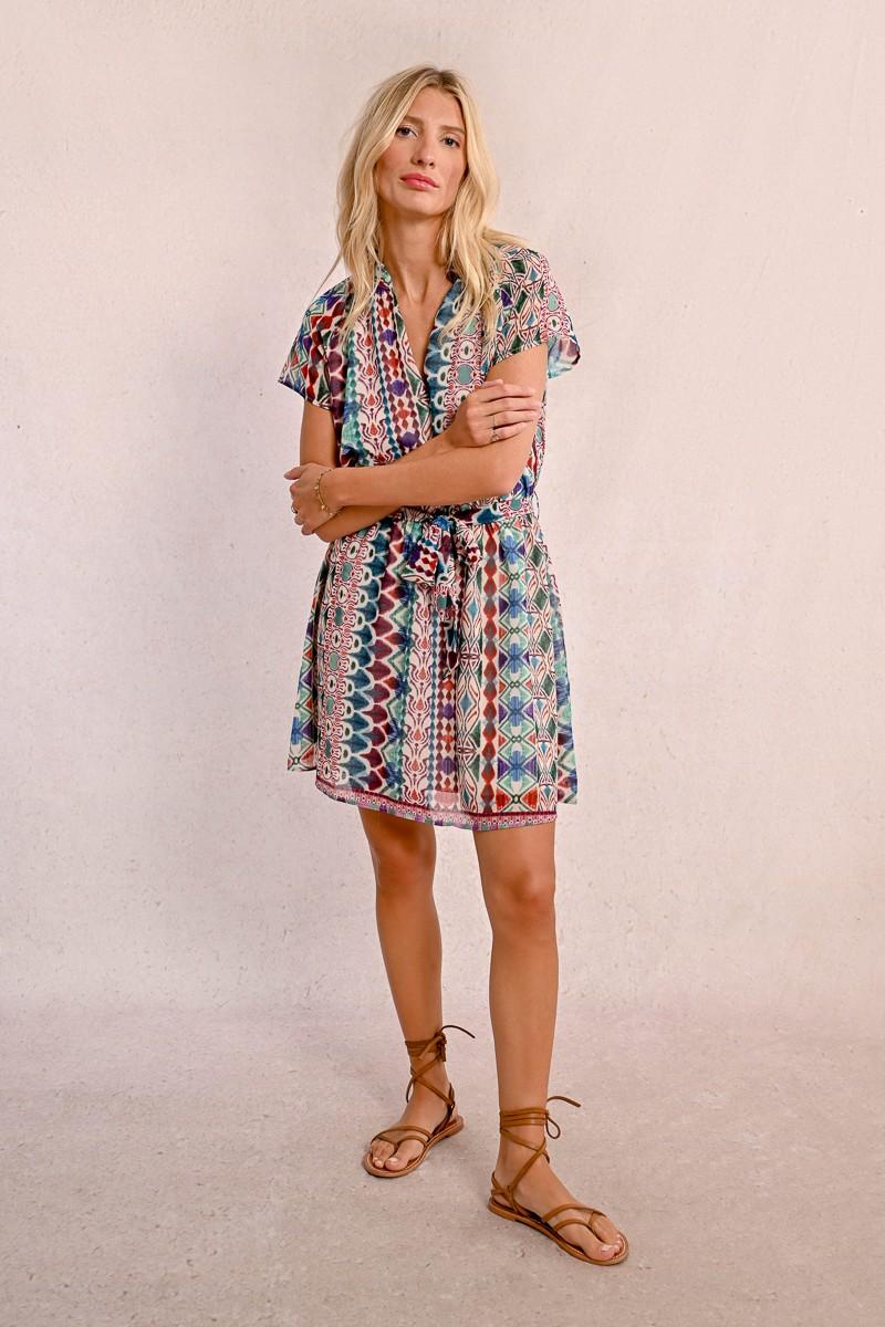 Molly Bracken Robe Courte En Semi-transparence