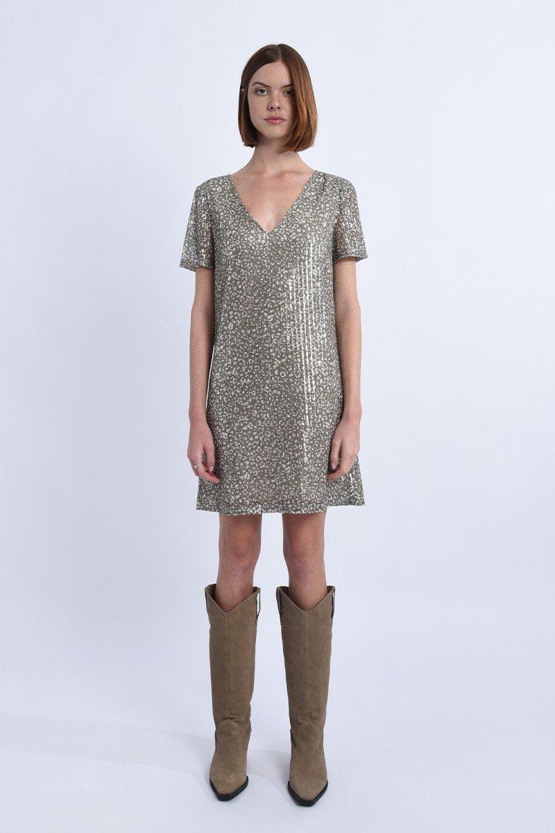 Molly Bracken Robe Courte Encolure V