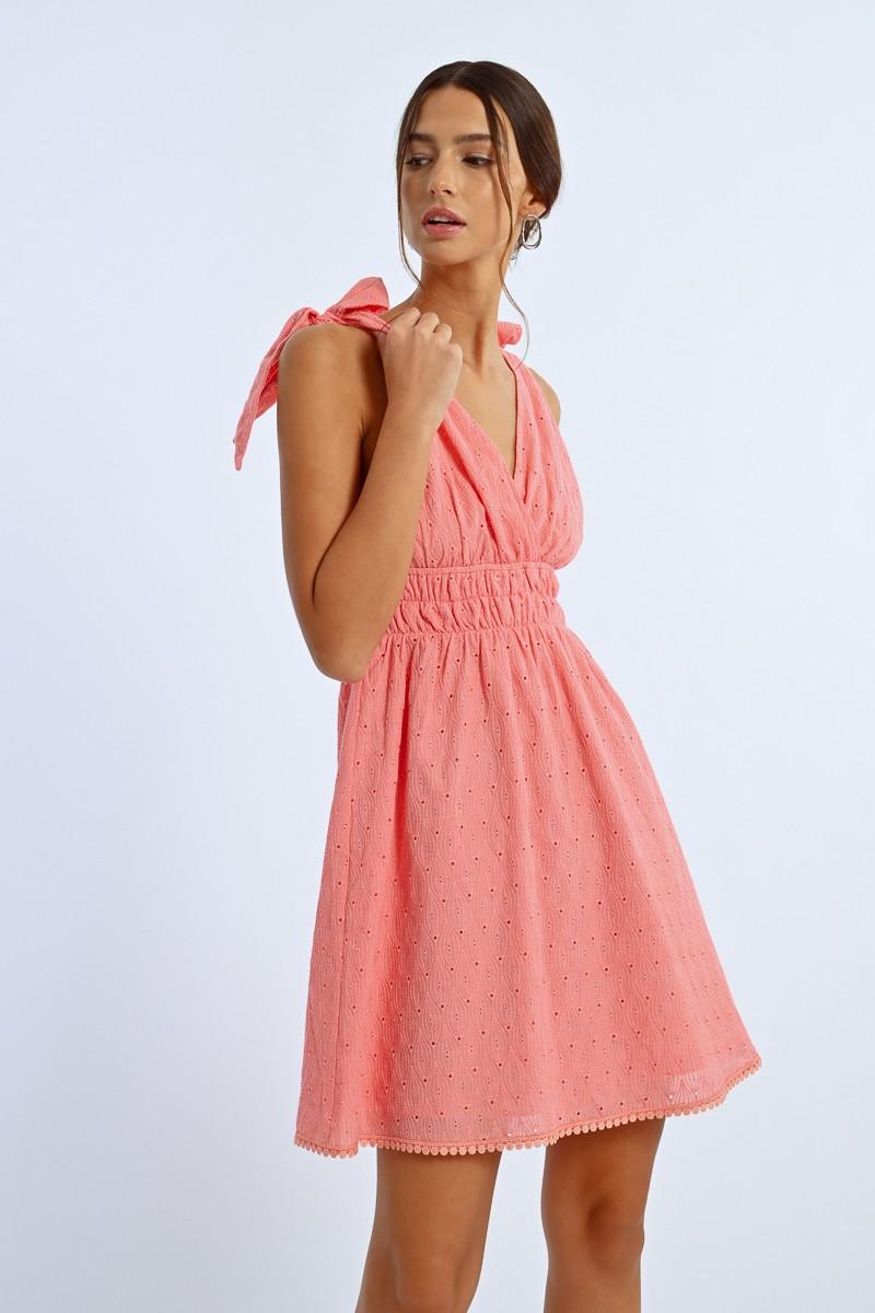 molly bracken Robe courte épaules nouées