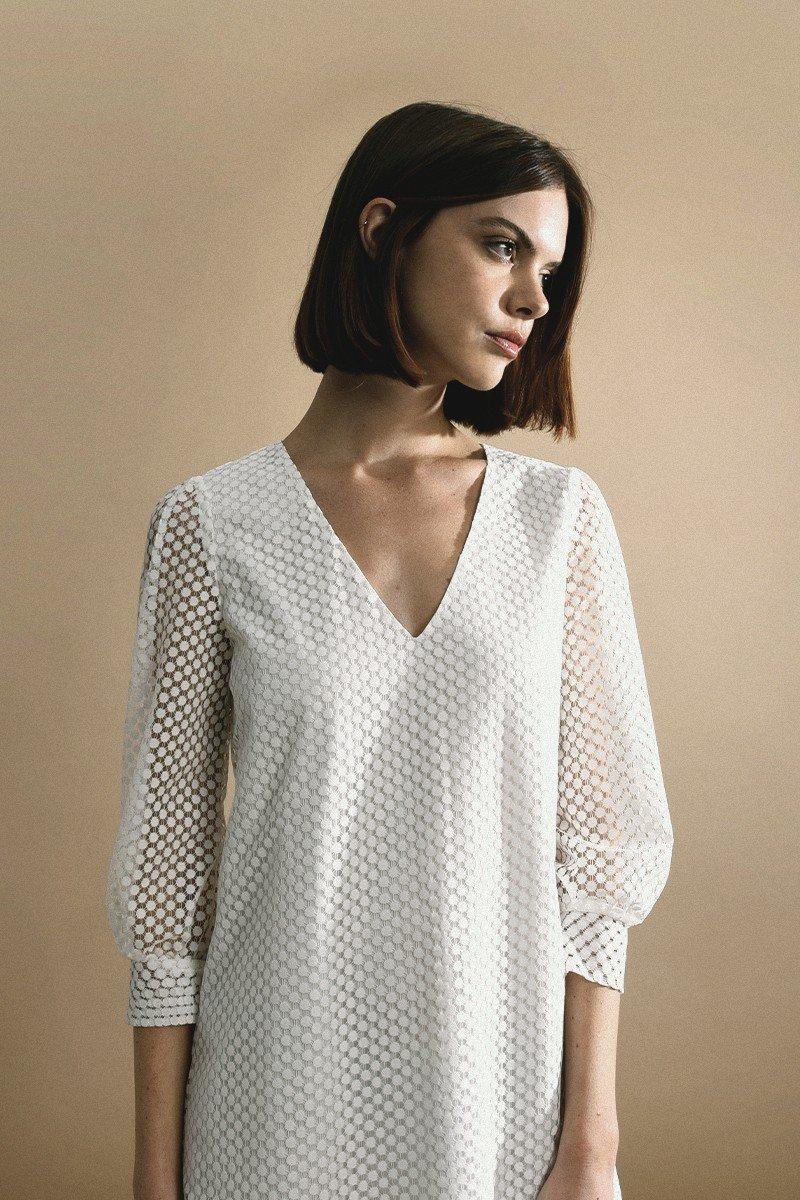 Molly Bracken Robe Courte évasée En Dentelle