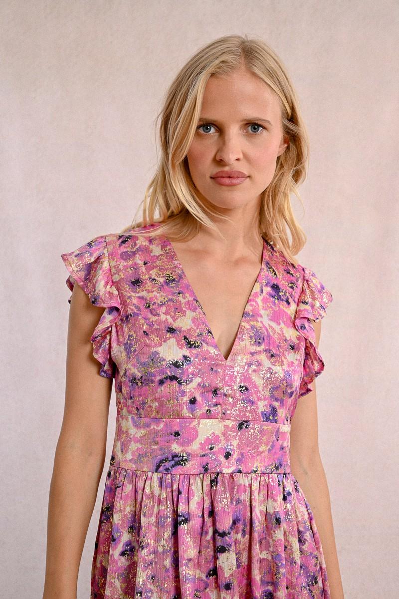 Molly Bracken Robe Courte Imprimée