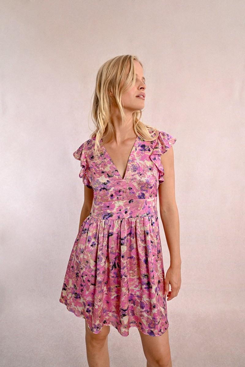 Molly Bracken Robe Courte Imprimée