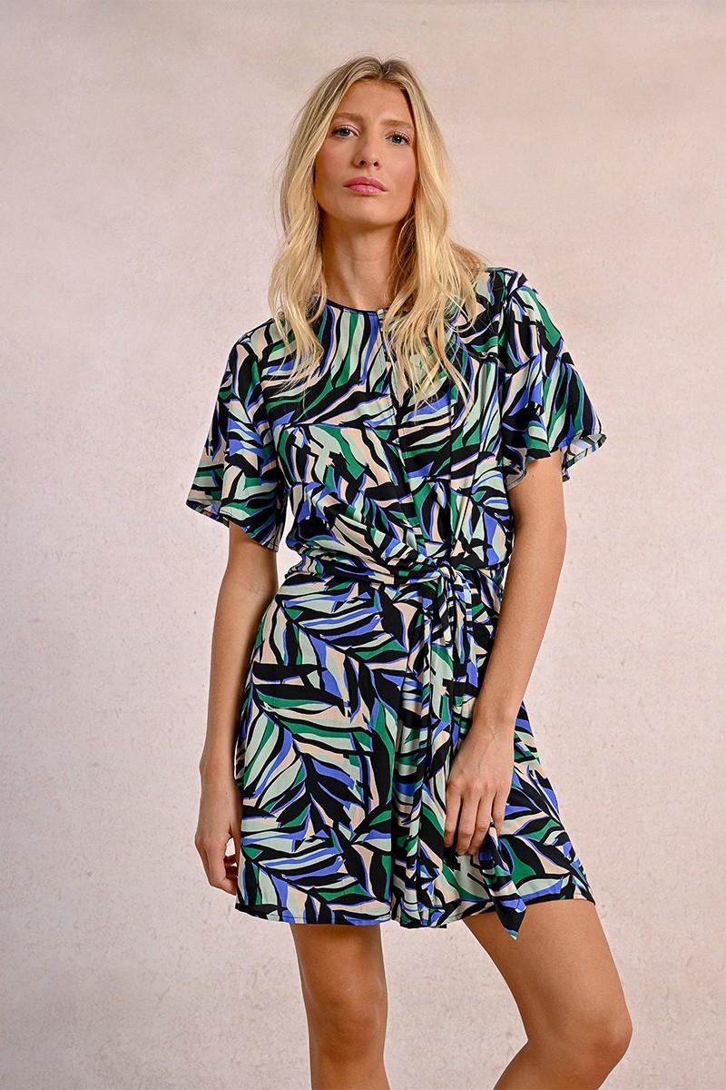 Molly Bracken Robe Courte Nouable à Imprimé
