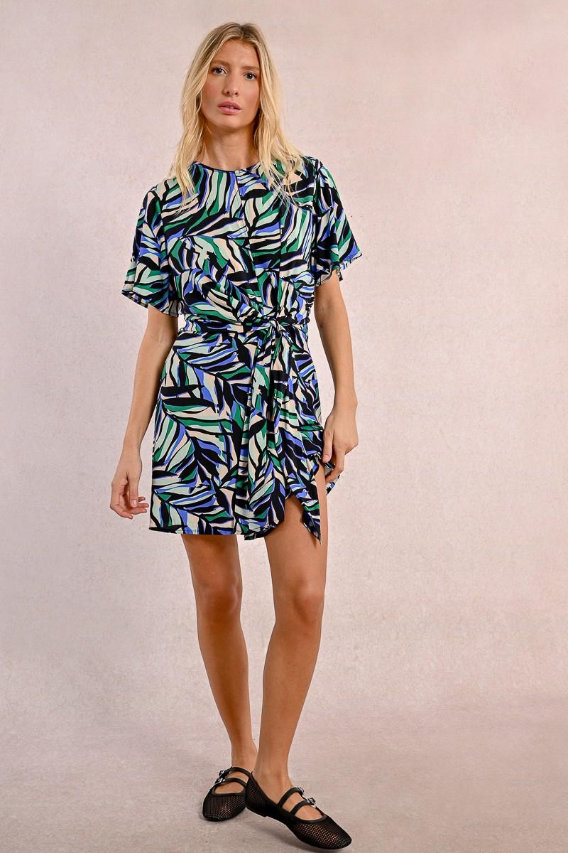 molly bracken Robe courte nouable à imprimé