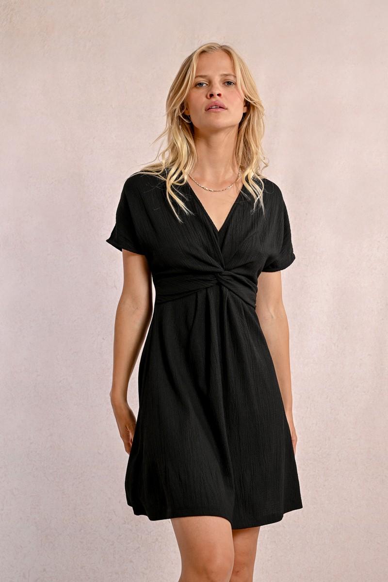 molly bracken Robe courte noué sur le devant