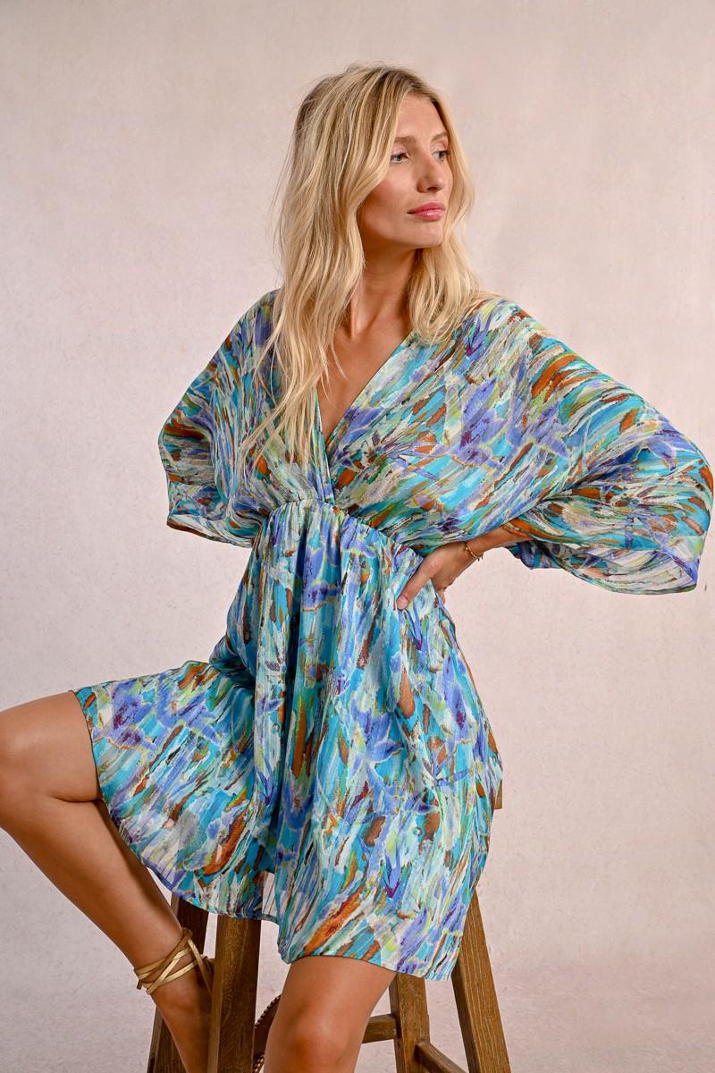 molly bracken Robe courte style kimono