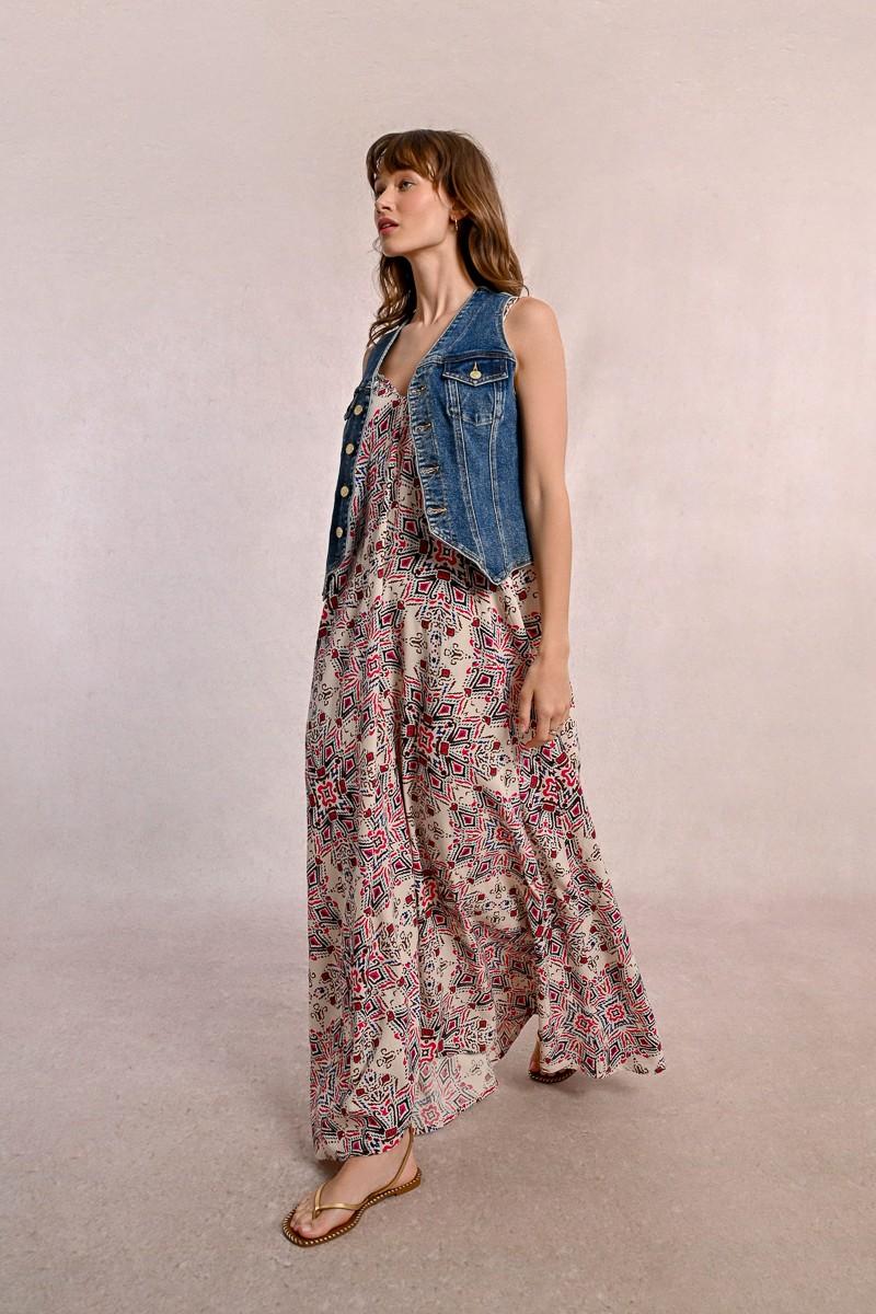 molly bracken Robe longue à double bretelles