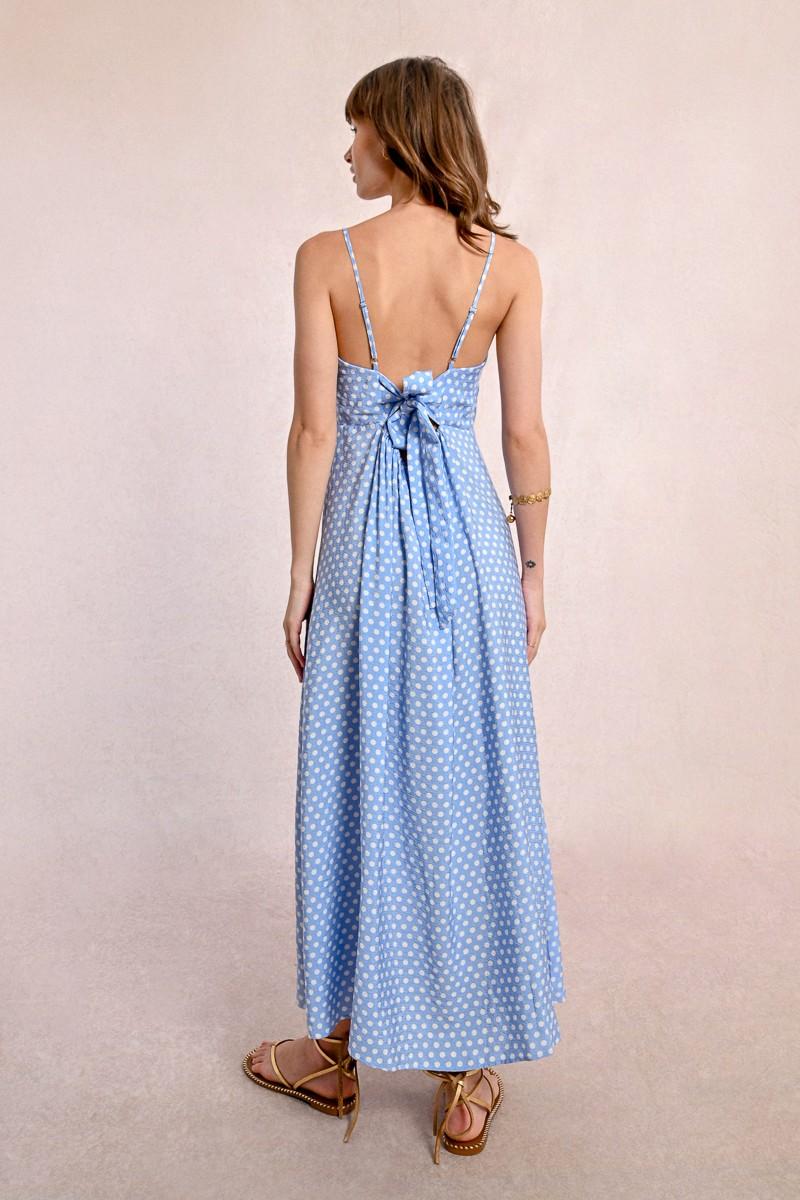 Molly Bracken Robe Longue à Pois